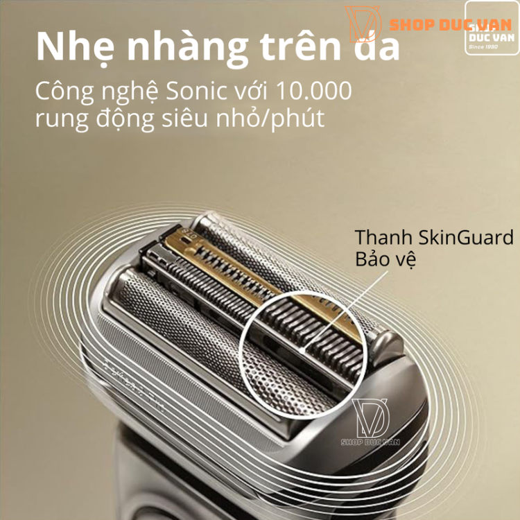 Máy Cạo Râu Braun Series 9 Pro 9487cc Kèm Cốc Sạc Rửa Vệ Sinh và Đầu Chăm Sóc Da ProCare