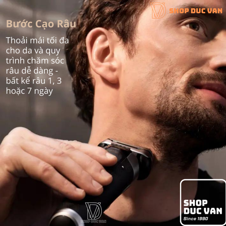 Máy Cạo Râu Braun Series 9 Pro+ 9597cc Kèm Cốc Sạc Rửa Vệ Sinh 6in1 Và Đầu ProComfort