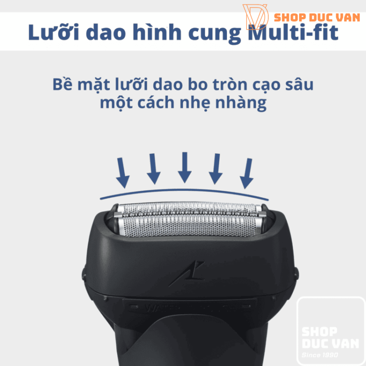 Máy Cạo Râu Panasonic Lamdash 3 Lưỡi ES-L320W Chống Nước Cạo Khô Và Ướt Tạo Bọt Tông Đơ Cắt Tóc Mai