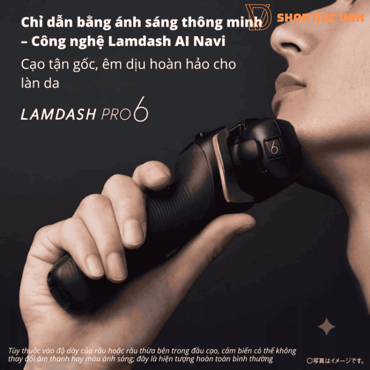 Premium Panasonic ES-L650U Lamdash PRO 6 Electric Shaver Close Shave for Thick Beards, 5D Multi-Flex Contour Head for Sensitive Skin, IPX7 Waterproof, USB Type-C Charging