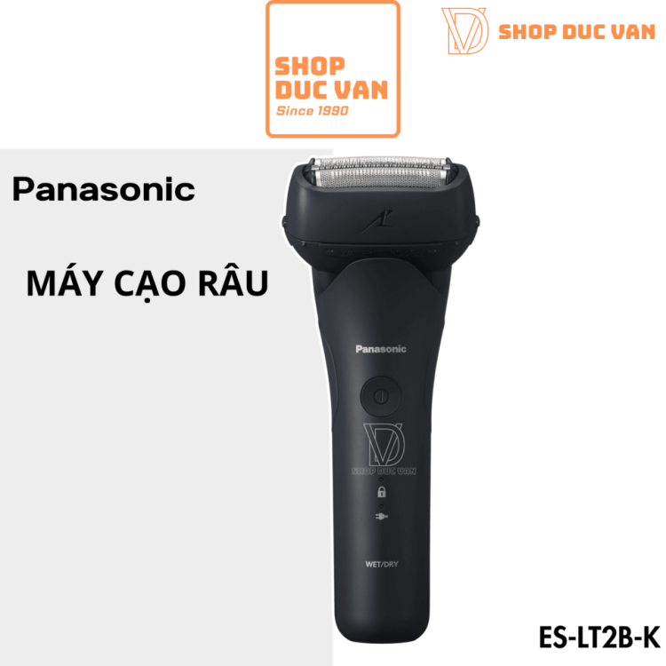 Máy Cạo Râu Panasonic ES-LT2B 3 Lưỡi Chống Nước Cạo Khô Và Ướt Tạo Bọt Tông Đơ Cắt Tóc Mai