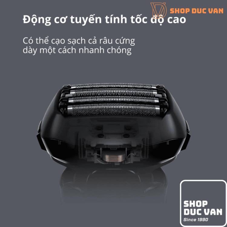 Máy Cạo Râu Panasonic Lamdash ES-NLV5X-K 5 Lưỡi Động Cơ Tuyến Tính & AI+ Cho Da Nhảy Cảm