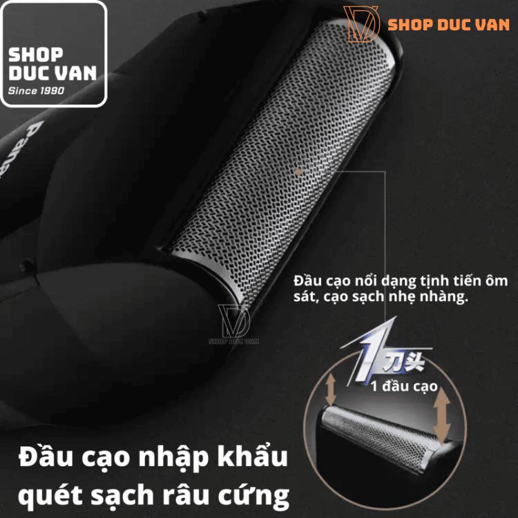 Máy Cạo Râu Panasonic ES-RC30 Cạo Khô và Ướt Cạo Sát Động Cơ Khỏe Tiện Lợi Sang Trọng