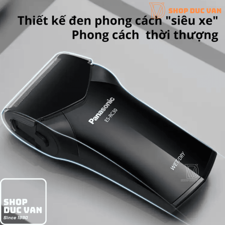 Máy Cạo Râu Panasonic ES-RC30 Cạo Khô và Ướt Cạo Sát Động Cơ Khỏe Tiện Lợi Sang Trọng