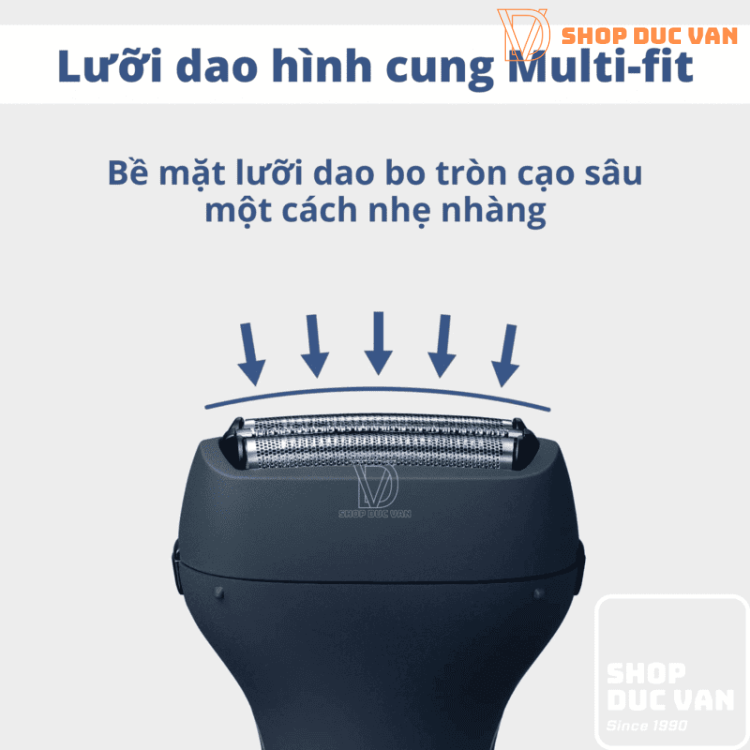 Máy Cạo Râu Panasonic ES-RT1A-A Cạo Khô Và Ướt Hệ Thống 3 Lưỡi Dao Lưới Vòm Nhật Bản Chống Nước Sạc Nhanh
