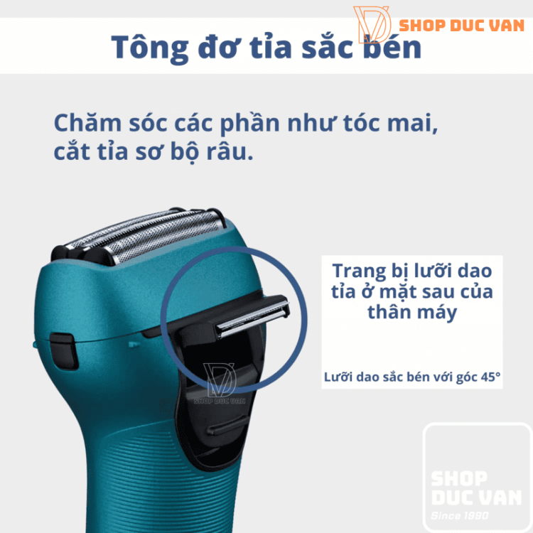 Máy Cạo Râu Panasonic ES-RT4AU 3 Lưỡi Chống Nước Cạo Khô Và Ướt Sạc USB Type C Mẫu Mới Năm 2024
