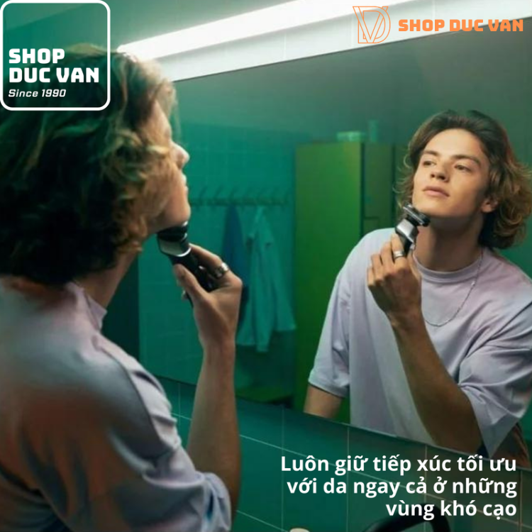 Máy Cạo Râu Philips Norelco Series 5000X Khô & Ướt Có Đầu Tỉa Râu