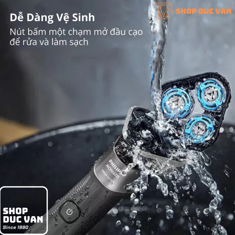 Máy Cạo Râu Philips Norelco Series 5000X Khô & Ướt Có Đầu Tỉa Râu