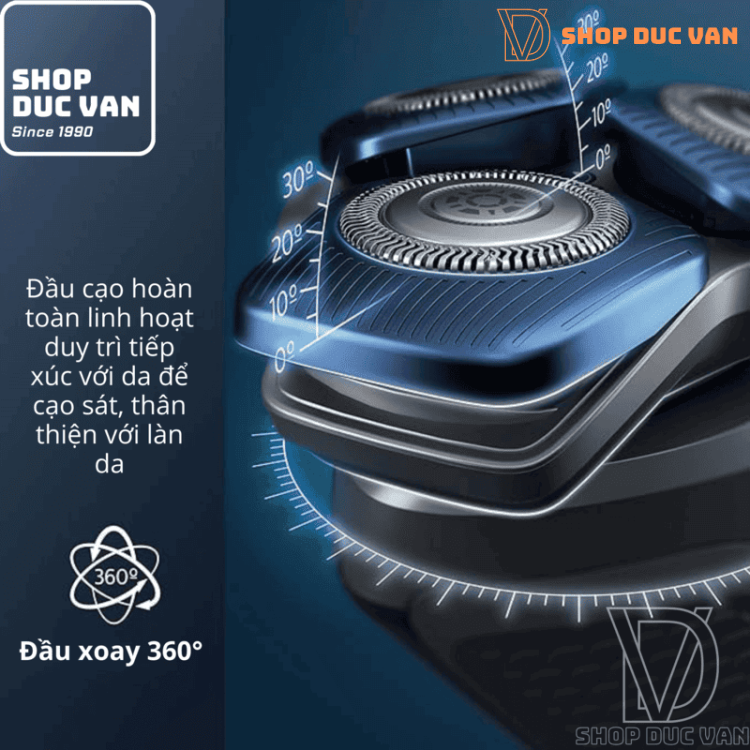 Máy cạo râu Philips S7882/16 Phù Hợp Cho Da Nhạy Cảm Công nghệ SkinIQ
