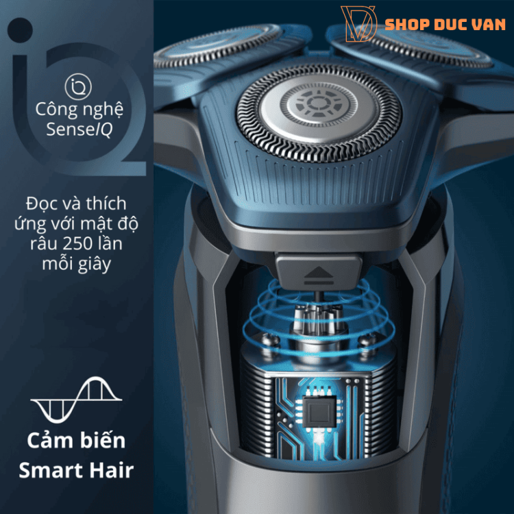 Máy cạo râu Philips S7882/16 Phù Hợp Cho Da Nhạy Cảm Công nghệ SkinIQ