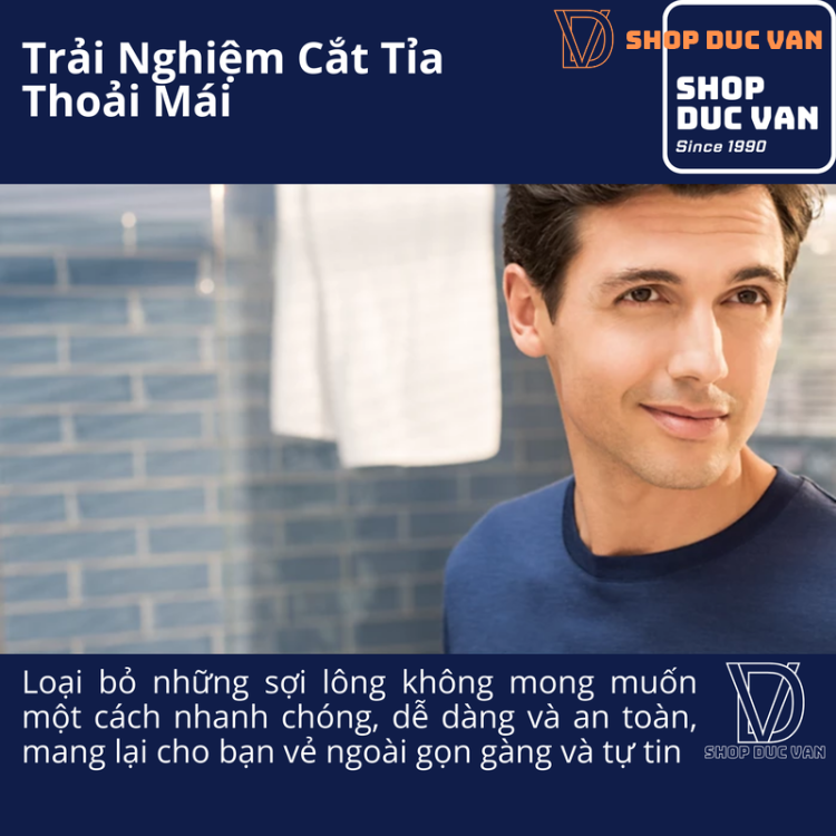 Máy Cắt Tỉa Lông Mũi, Lông Tai, Lông Mày Philips Norelco 3000, NT3600/42