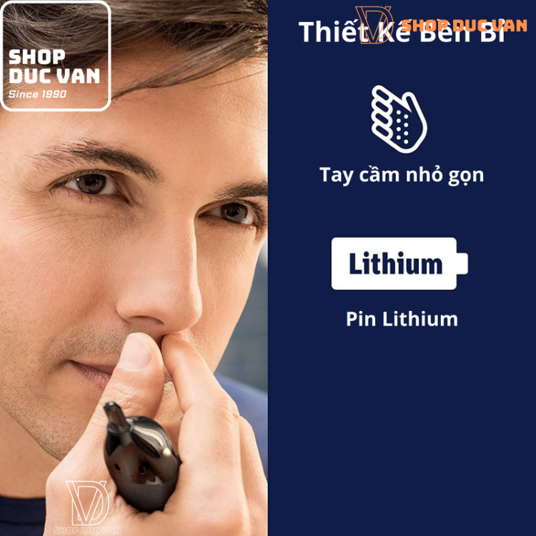 Máy Cắt Tỉa Lông Mũi, Lông Tai, Lông Mày Philips Norelco 3000, NT3600/42