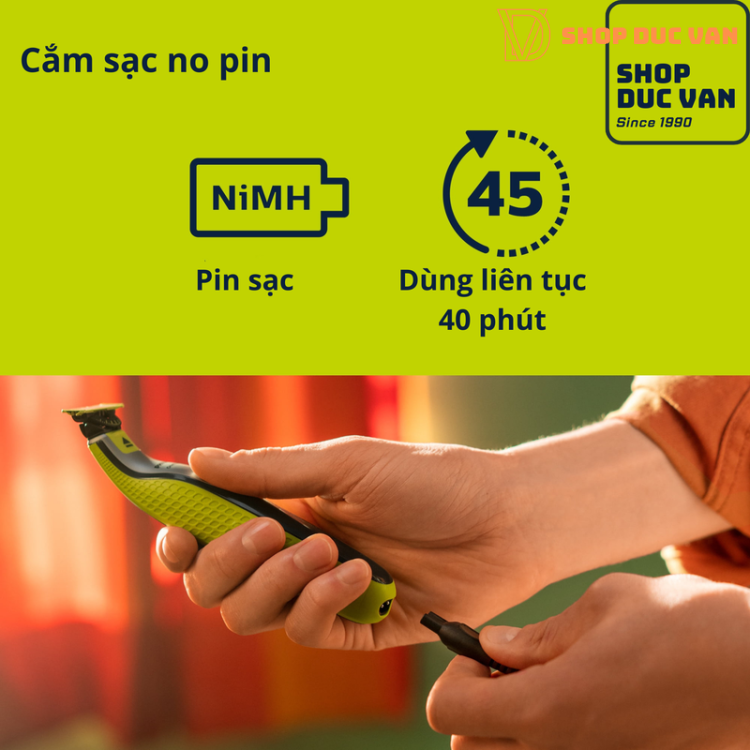 Máy Cạo Râu Philips OneBlade 360 Face Cắt Tỉa Tạo Kiểu Thông Minh Với Lược Đa Năng 5 Nấc Chỉnh
