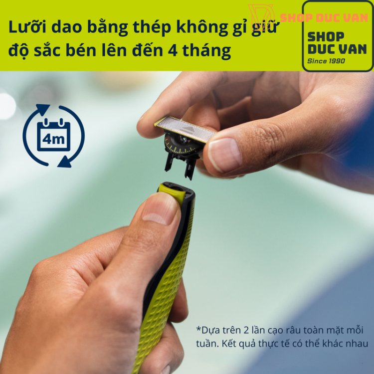 Máy Cạo Râu Philips OneBlade 360 Face Cắt Tỉa Tạo Kiểu Thông Minh Với Lược Đa Năng 5 Nấc Chỉnh