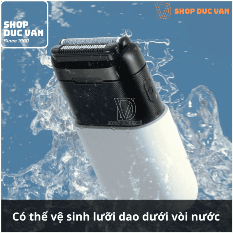Máy Cạo Râu Braun Mini M-1011 Nhỏ Gọn, Chống Nước, Sạc Nhanh 