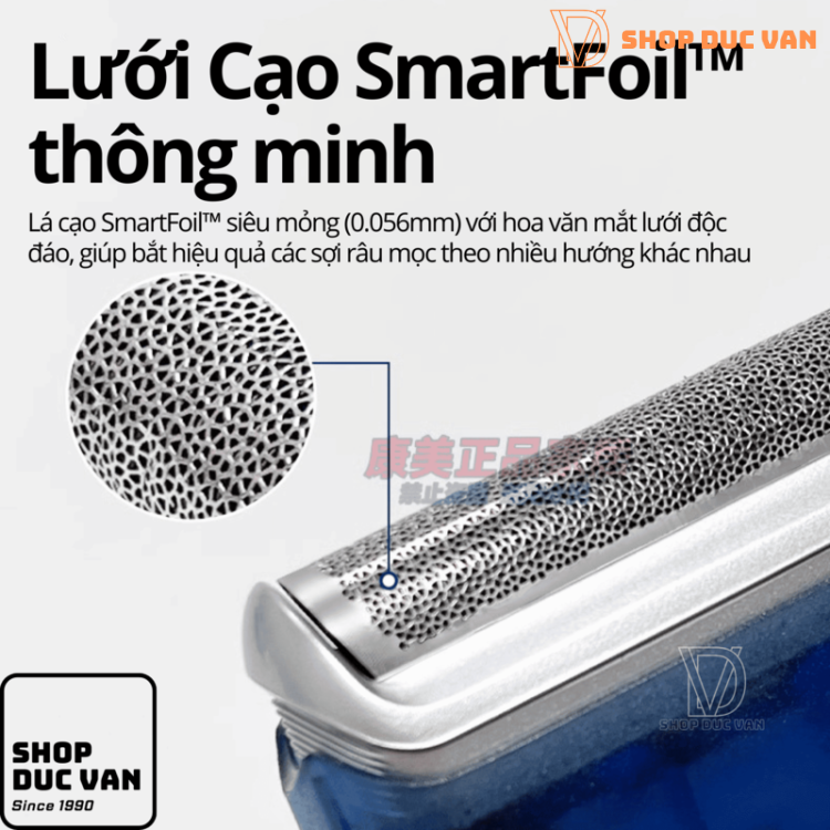 Máy Cạo Râu Mini Braun M60b Dùng Pin Tiểu AA