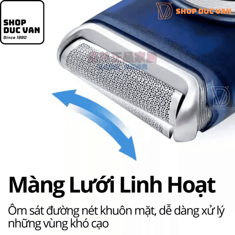 Máy Cạo Râu Mini Braun M60b Dùng Pin Tiểu AA
