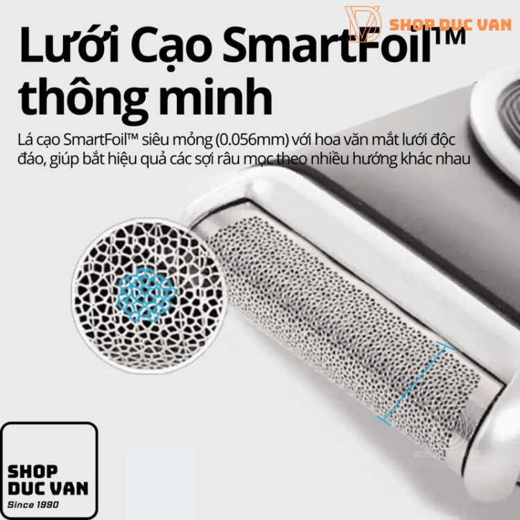 Máy Cạo Râu Mini Braun M60s Dùng Pin Tiểu AA