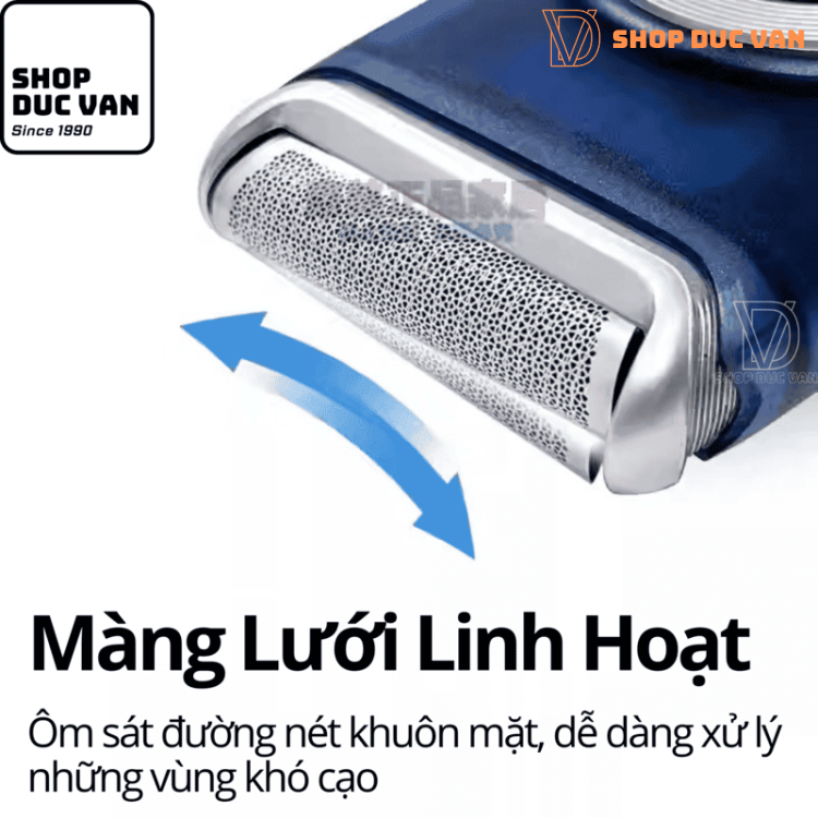 Máy Cạo Râu Mini Braun M60s Dùng Pin Tiểu AA
