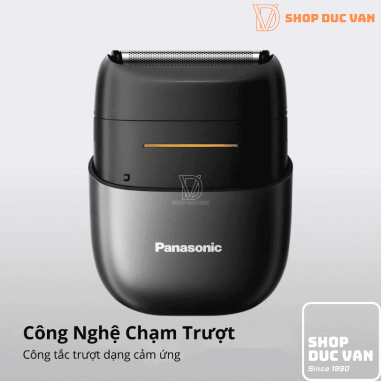 Máy Cạo Râu Panasonic Mini Nhỏ Gọn ES-CM20 Dành Cho Nam Và Nữ Với Hệ Thống Cắt Lưỡi Kép và Sạc USB Type C, Cạo Khô và Ướt