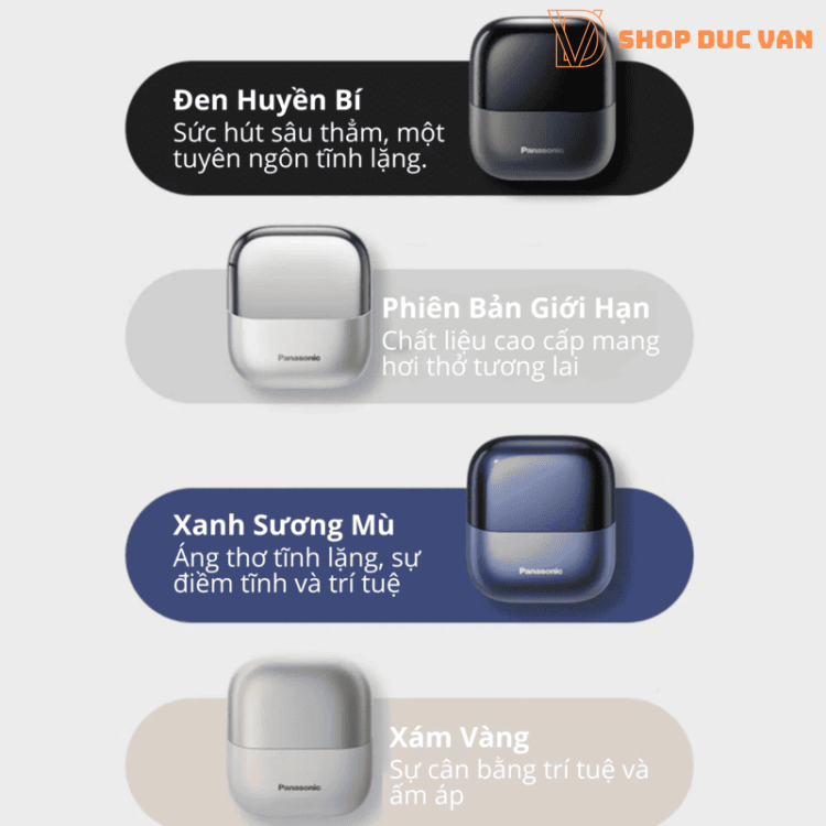 Máy Cạo Râu Panasonic ES-CM31 Công Nghệ AI Thông Minh - Sạc Không Dây, Cảm Ứng Trượt, Pin 60 Ngày, Nhỏ Gọn Du Lịch