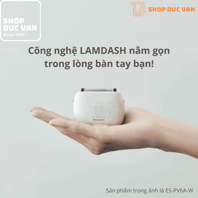 Máy Cạo Râu Panasonic ES-PV3A-K Cảm Biến AI Thông Minh Hệ Thống 5 Lưỡi Nhật Bản, Động Cơ Tuyến Tính Siêu Tốc, Made In Japan