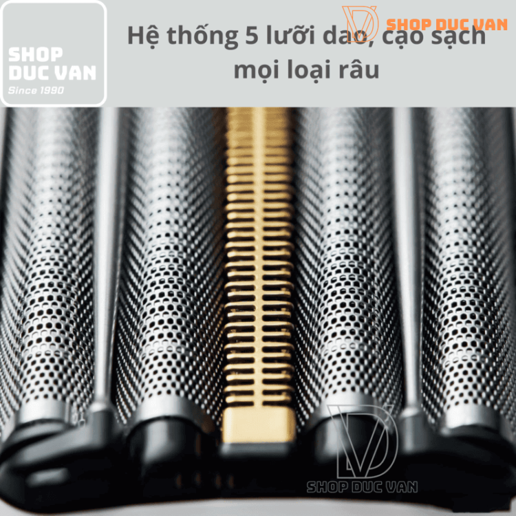 Máy Cạo Râu Panasonic Lamdash ES-PV6A 5 Lưỡi Mini Nhỏ Gọn Họa Tiết Vân Đá Màu Đen Cẩm Thạch Dành Cho Nam Và Nữ, Sạc USB Type C, Cạo Khô và Ướt