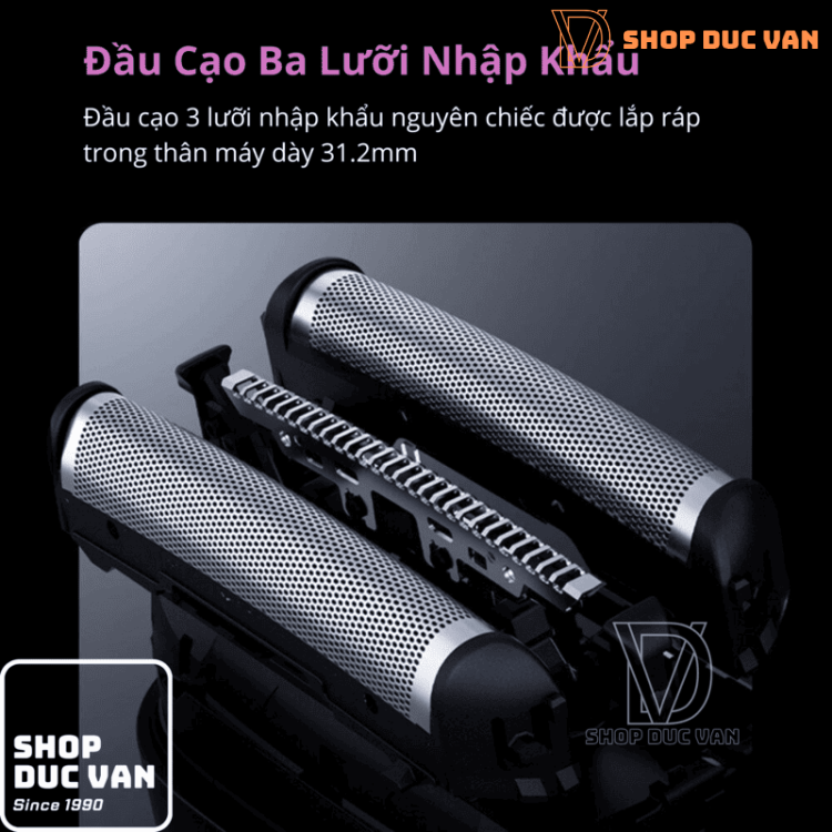 Máy Cạo Râu Panasonic Mini Nhỏ Gọn ES-PCM3A Dành Cho Nam Và Nữ Với Hệ Thống Cắt 3 Lưỡi và Sạc USB Type C, Cạo Khô và Ướt