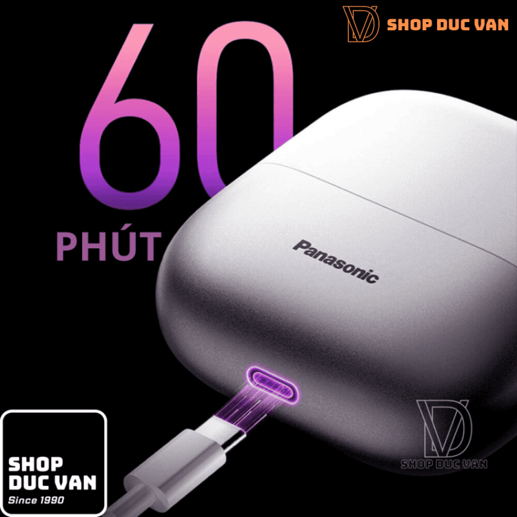 Máy Cạo Râu Panasonic Mini Nhỏ Gọn ES-PCM3A Dành Cho Nam Và Nữ Với Hệ Thống Cắt 3 Lưỡi và Sạc USB Type C, Cạo Khô và Ướt