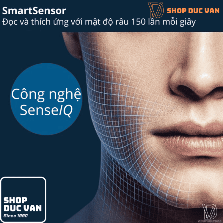 Máy Cạo Râu Philips Norelco Series 6000 S6600/90 Cạo Khô Và Ướt Đi Kèm Lưỡi Dao SkinProtect Và Đầu Tỉa Râu