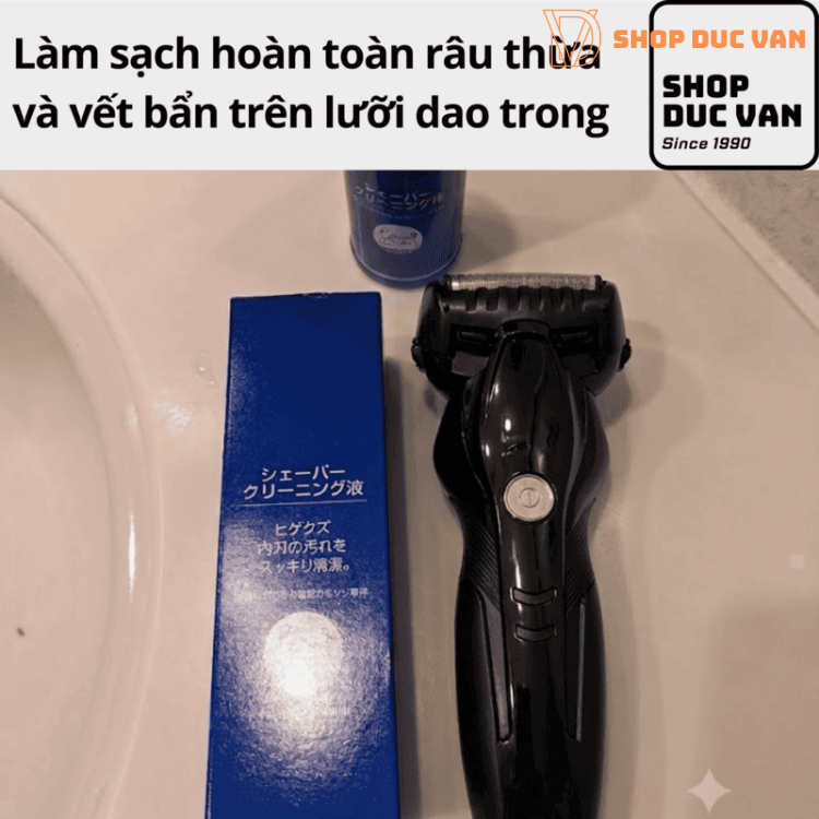 Dung Dịch Vệ Sinh Máy Cạo Râu Panasonic ES004 Nhật Bản (100ml) Gel Rửa Khử Mùi Diệt Khuẩn Đầu Cạo ES-CST8T ES-CSV6S ES-ST39 ES-ST8T