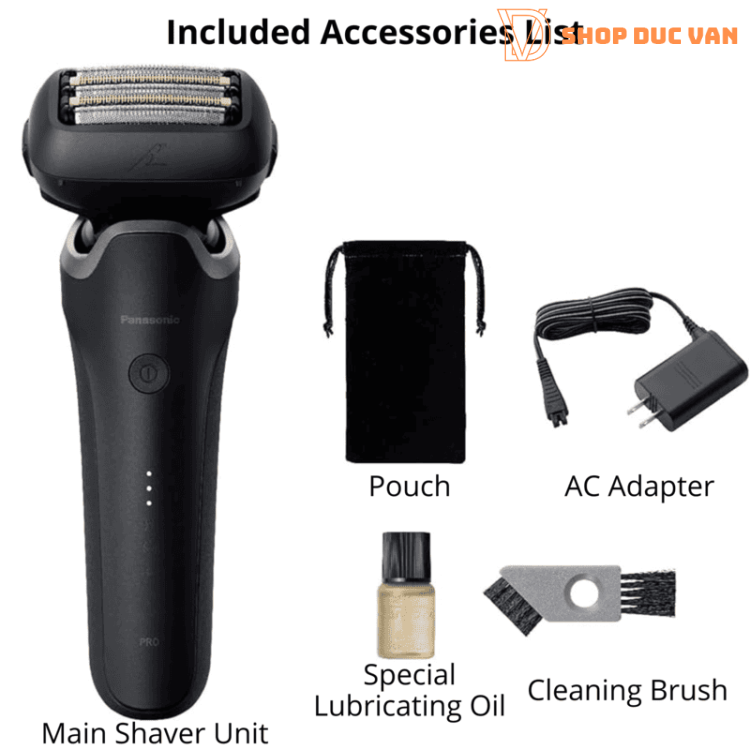 Máy Cạo Râu Panasonic Lamdash 5 Pro ES-L551D 5 Lưỡi Bản Cao Cấp Máy Cạo Râu Khô Và Ướt Cao Cấp Made In Japan