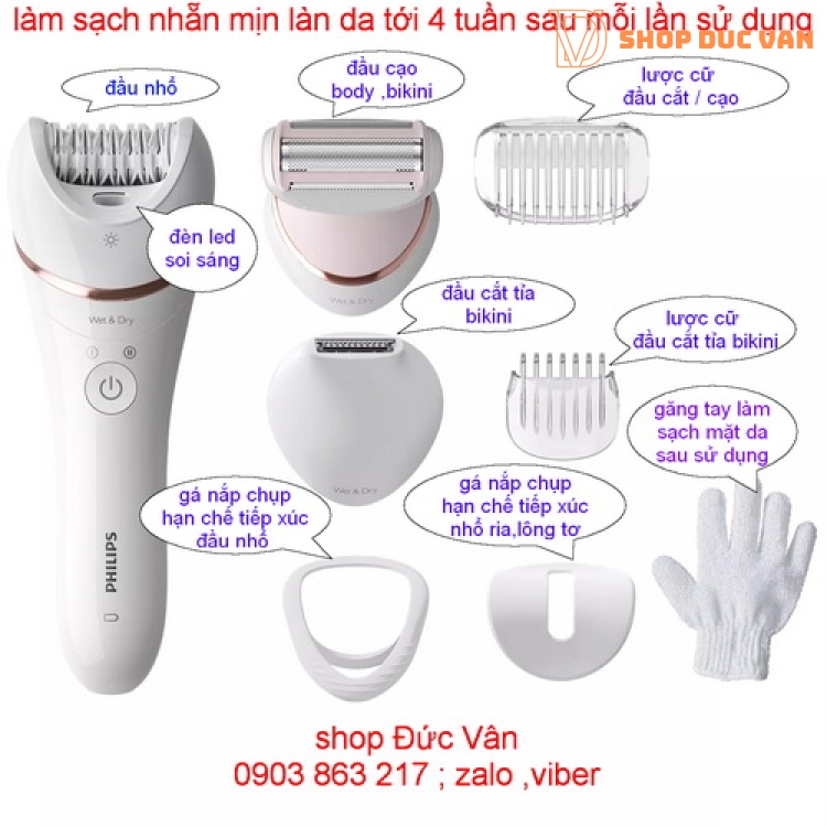 Philips 8000 epilator and hair removal machine
