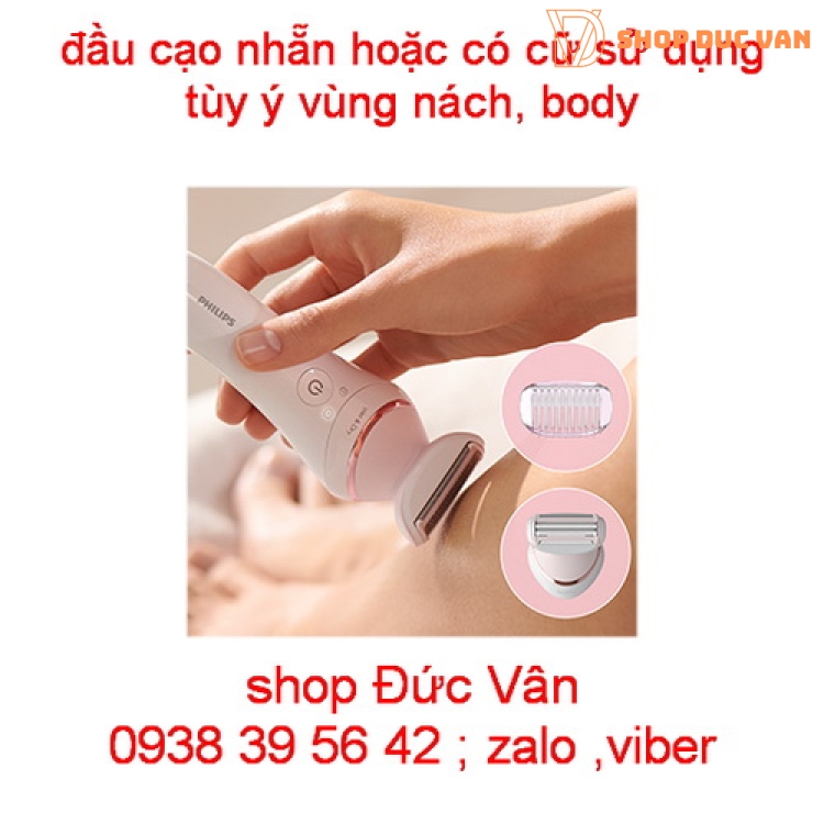 Máy tẩy lông philips BRE648