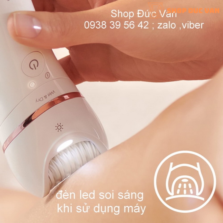 Máy tẩy lông philips BRE648