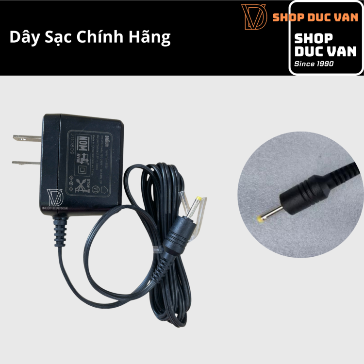 Dây Sạc Máy Cắt Tóc Tỉa Râu Braun BT3000 BT3020 BT3022 BT3221 BT3222 BT3240
