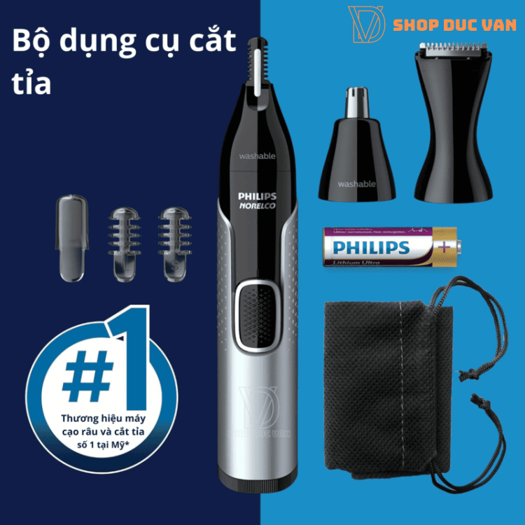 Philips Norelco Nose Trimmer 5000 NT5600/62 For Nose, Ears and Eyebrows