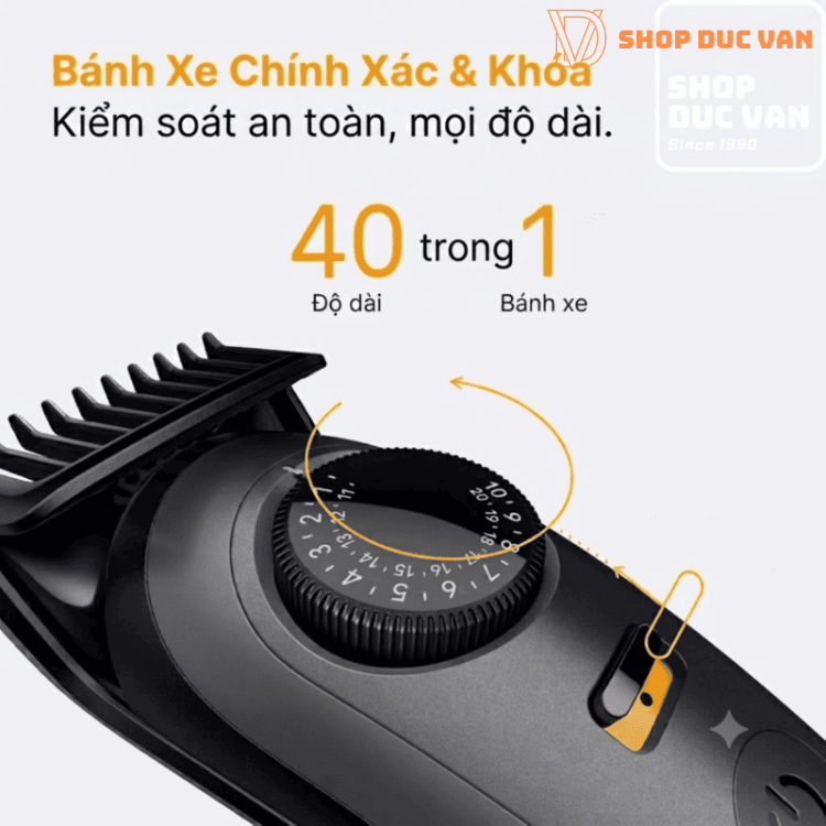 Máy Tông Đơ Tỉa Râu Đa Năng Braun Series 5 AIO 5510 Cắt Tóc, Tỉa Lông Mũi, Lông Cơ Thể 