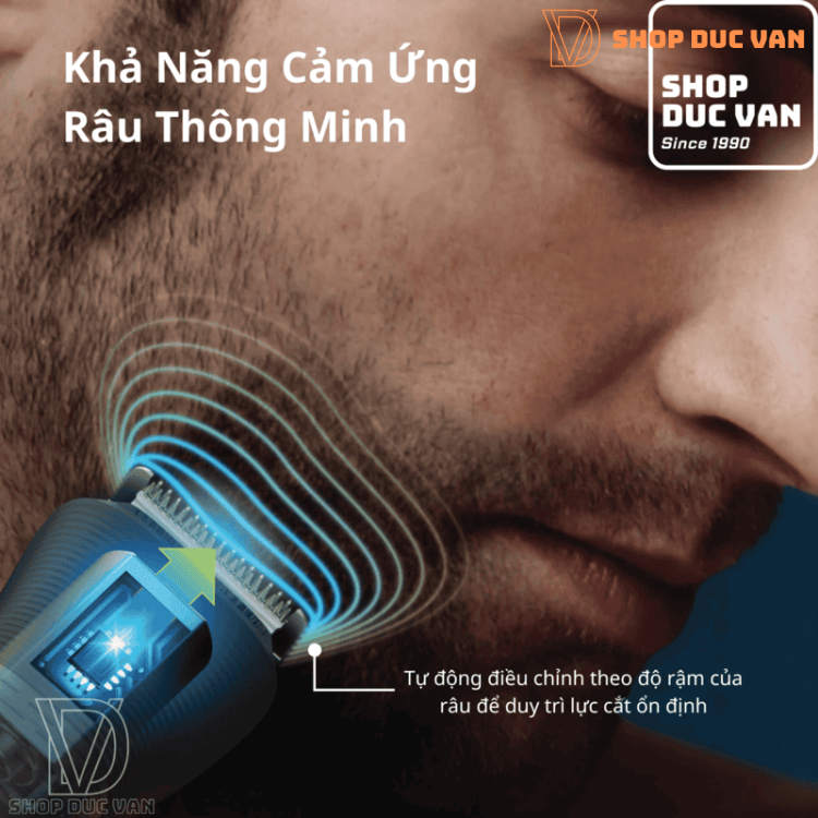 Tông Đơ Đa Năng Philips Multigroom 9000 MG9510/60, Cạo Râu, Tỉa Lông Toàn Thân, 21 Phụ Kiện, Chống Nước