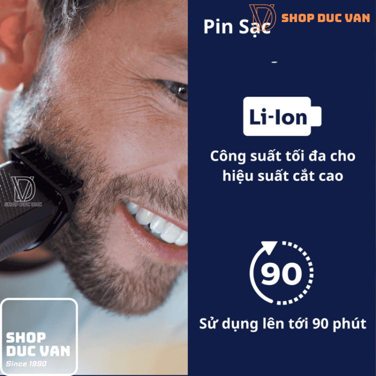 Máy Tạo Kiểu Râu Philips Norelco BT3230 Series 3000 Sạc Pin Khung Lược 10 Cữ Dành Cho Nam