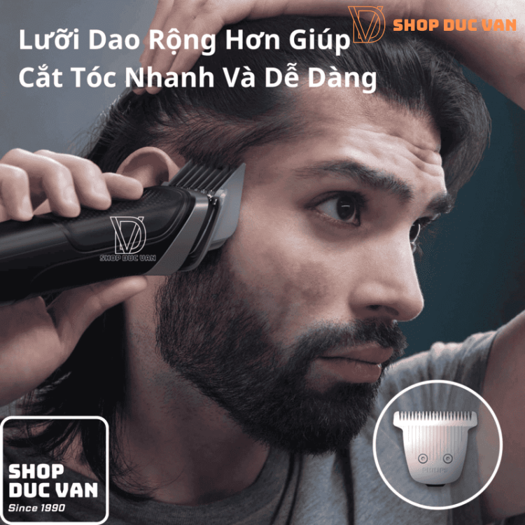 Tông Đơ Đa Năng Philips Norelco Multigroom Series 5000 MG5910 Tỉa Râu, Tóc Và Toàn Thân 18 Phụ Kiện 