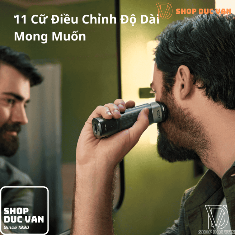 Tông Đơ Đa Năng Philips Norelco Multigroom Series 5000 MG5910 Tỉa Râu, Tóc Và Toàn Thân 18 Phụ Kiện 