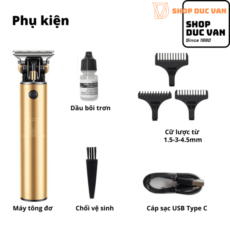 T-Blade Hair Trimmer for Men, T9 Cordless Zero Gap Clipper for Lining, Edging, and Beard Detailing, All-Metal USB Rechargeable Shaver BG-2101