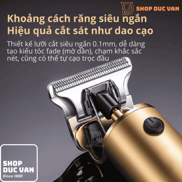 T-Blade Hair Trimmer for Men, T9 Cordless Zero Gap Clipper for Lining, Edging, and Beard Detailing, All-Metal USB Rechargeable Shaver BG-2101
