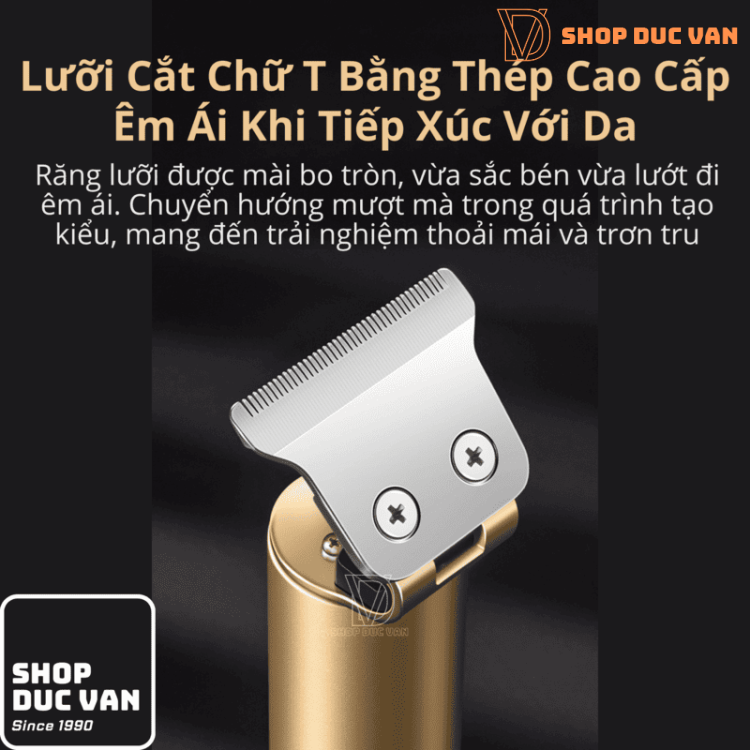 T-Blade Hair Trimmer for Men, T9 Cordless Zero Gap Clipper for Lining, Edging, and Beard Detailing, All-Metal USB Rechargeable Shaver BG-2101