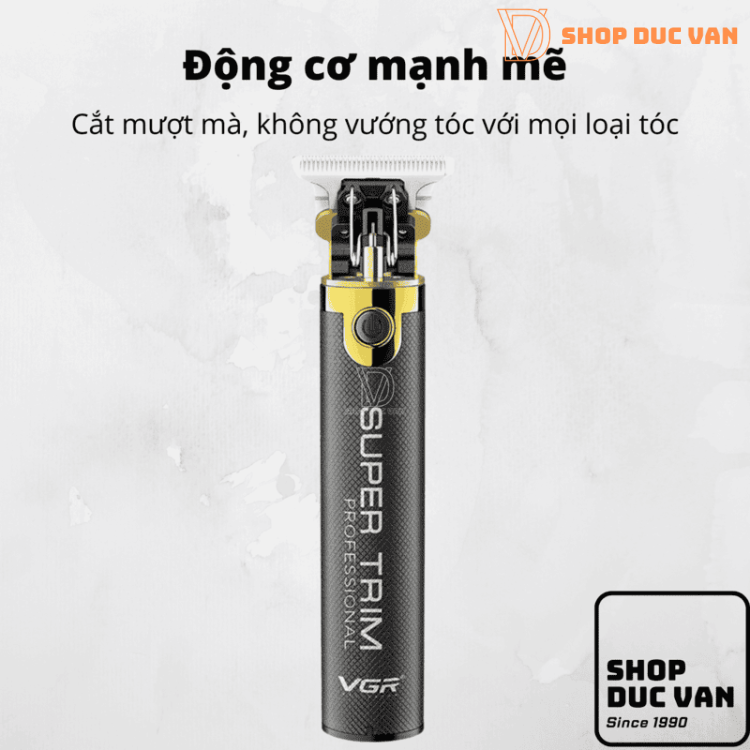 Tông Đơ Cắt Tóc VGR Chấn Viền Khắc Kiểu, Bấm Viền, Tỉa Râu, Tạo Kiểu Râu Chuyên Nghiệp