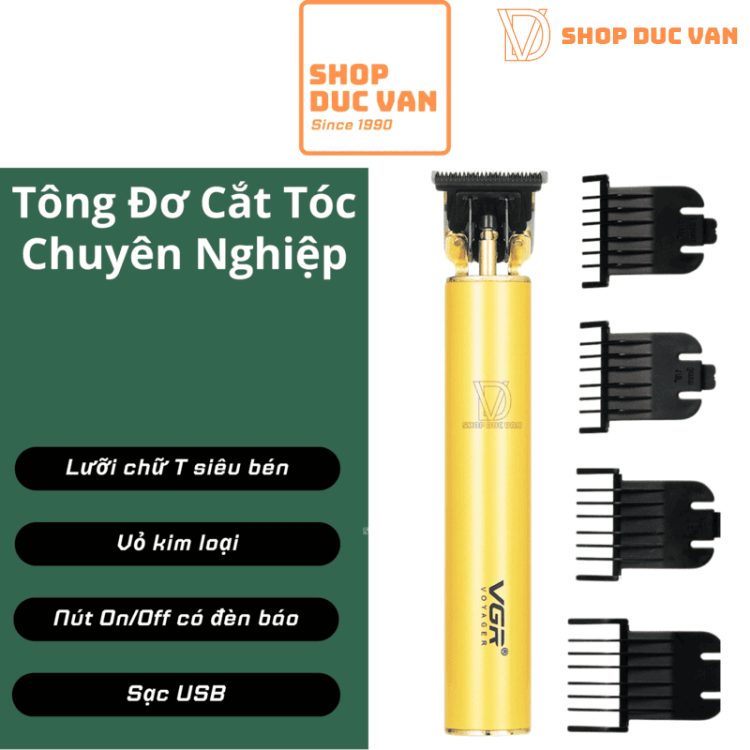 Tông Đơ Đa Năng Cắt Tóc, Chấn Viền, Khắc Kiểu, Bấm Viền, Tỉa Râu Tạo Hình Râu Chuyên Nghiệp [ Shop Đức Vân ]