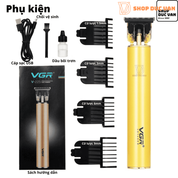 Tông Đơ Đa Năng Cắt Tóc, Chấn Viền, Khắc Kiểu, Bấm Viền, Tỉa Râu Tạo Hình Râu Chuyên Nghiệp [ Shop Đức Vân ]