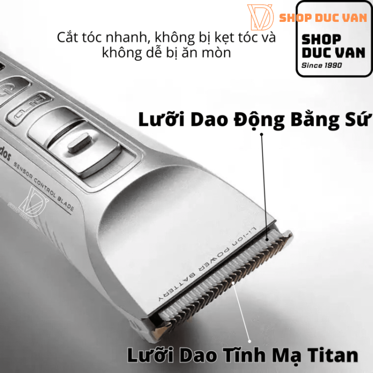 Tông Đơ Cắt Tóc Codos CHC-916 Lựa Chọn Phù Hợp Cho Người Sử Dụng Tại Nhà, Gia Đình Có Trẻ Nhỏ, Thợ Cắt Tóc