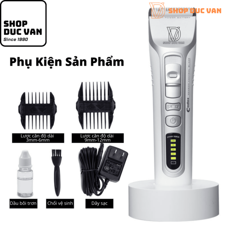Tông Đơ Cắt Tóc Codos CHC-916 Lựa Chọn Phù Hợp Cho Người Sử Dụng Tại Nhà, Gia Đình Có Trẻ Nhỏ, Thợ Cắt Tóc